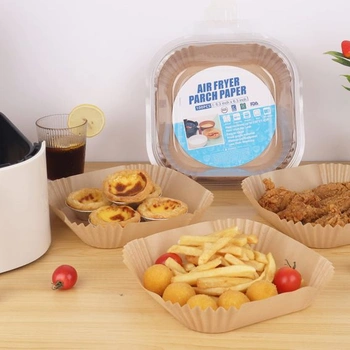 100 listů pečicího papíru do horkovzdušných fritéz 1,2 l - 4,5 l