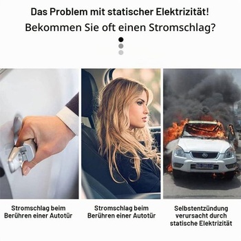 Kiuiom Statický uzemňovací pásik do auta, Antistatický pásik, Uzemňovací pásik, Antistatické