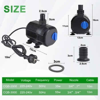 Jazierkové čerpadlo Exleco 35 W (2 300 l/h)