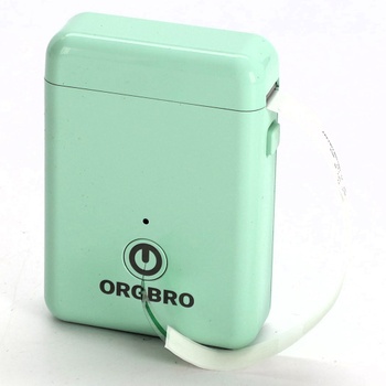 Tlačiareň štítkov ORGBRO X1, mini Bluetooth termálna tlačiareň štítkov, samolepiaci štítkovač, prenosný