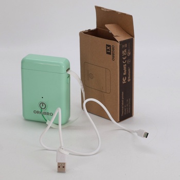 Tlačiareň štítkov ORGBRO X1, mini Bluetooth termálna tlačiareň štítkov, samolepiaci štítkovač, prenosný