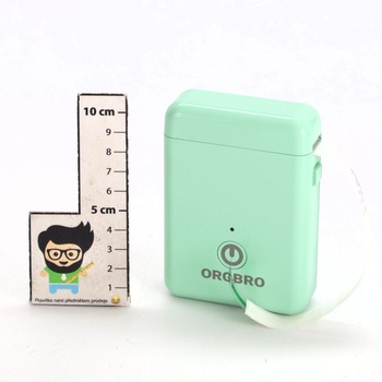 Tlačiareň štítkov ORGBRO X1, mini Bluetooth termálna tlačiareň štítkov, samolepiaci štítkovač, prenosný