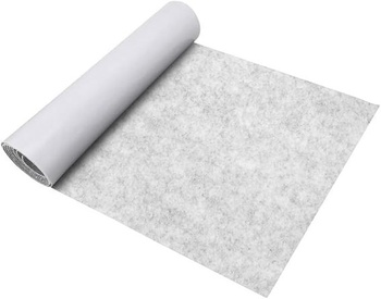 LOMUG Samolepiace plsť 1 mm, 40 x 220 cm, Samolepiace plsť, Samolepiace rúno, Netkaná samolepiaca plsť