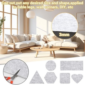 LOMUG Samolepiace plsť 1 mm, 40 x 220 cm, Samolepiace plsť, Samolepiace rúno, Netkaná samolepiaca plsť