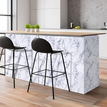 Arthome mramorový papír, samolepicí PVC vinylová fólie, zesílená odolná vodotěsná samolepka na