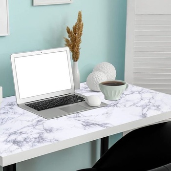 Arthome mramorový papier, samolepiaca PVC vinylová fólia, zosilnená odolná vodotesná samolepka na