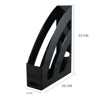 Waytex 931060 Stojan na noviny 255 x 330 x 80 mm čierny