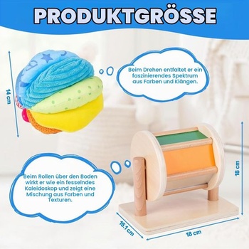 Sada 2. hraček Adena Montessori pro nejmenší
