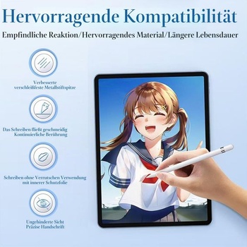 8 náhradných hrotov kompatibilných s Apple Pencil 1 2 Pre USB-C