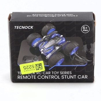 Tecnock 2025 auto na diaľkové ovládanie s 2,4 GHz diaľkovým ovládaním, 360 ° otočné kaskadérske RC