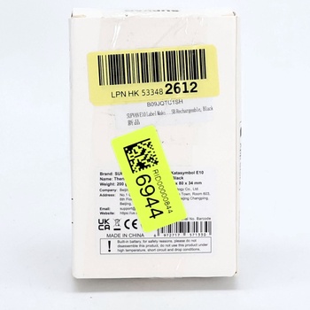 Popisovacie zariadenie SUPVAN E10