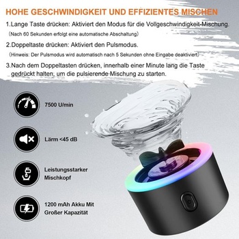 Elektrický šejkr SOARFLY 750ml, dobíjecí
