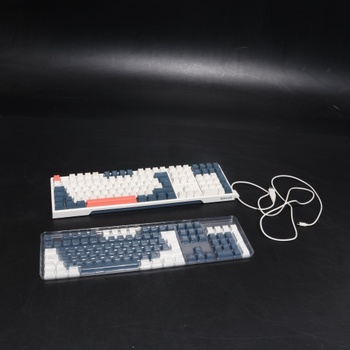 Mechanická herní klávesnice Redragon K668 RGB, drátová, 105 + 4 kláves, červené spínače, hot-swap