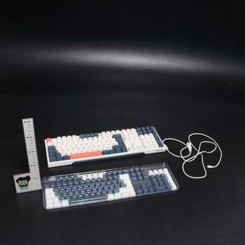 Mechanická herní klávesnice Redragon K668 RGB, drátová, 105 + 4 kláves, červené spínače, hot-swap
