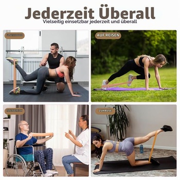 Fitness gumy, sada 5 odporových gum s 5 úrovněmi, cvičební gumy pro domácí fitness, strečink,