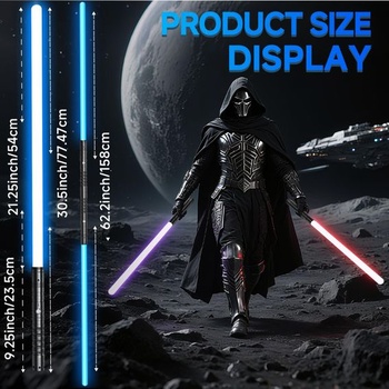 2 x USB svetelný meč pre deti ALEIFLE