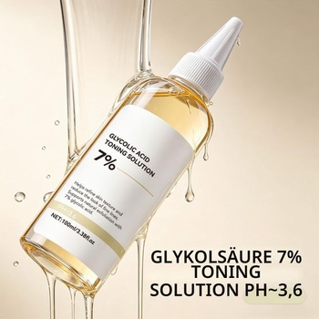 2 ks kyseliny glykolovej, tonikum s kyselinou glykolovou, kyselina glykolová na nedokonalosti pleti,
