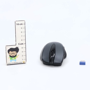Bezdrátová myš Tecknet šedá ergonomická