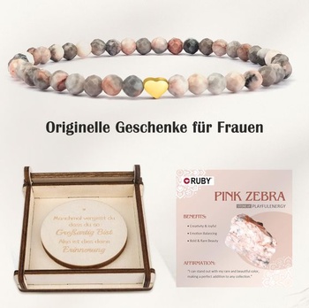 Náramok z prírodných korálikov Ruby