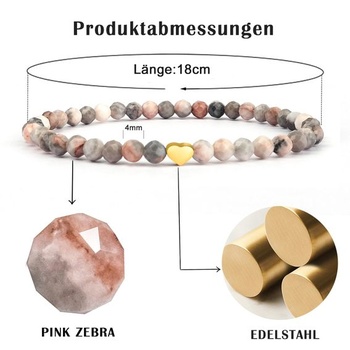 Náramok z prírodných korálikov Ruby