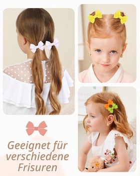 Choicbaby vlasové sponky pro dívky, 2 palce (5 cm) vlasová sponka s mašlí, dětské vlasové doplňky