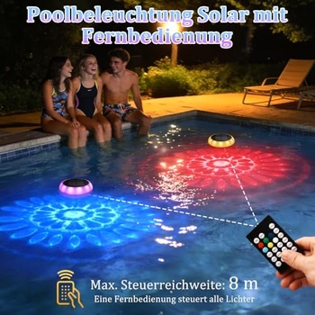 Podvodné osvetlenie Toowell do bazéna, RGB