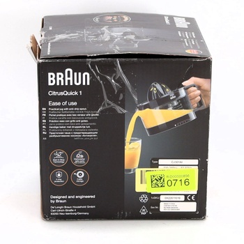 Odšťavovač Braun CJ3000 čierny