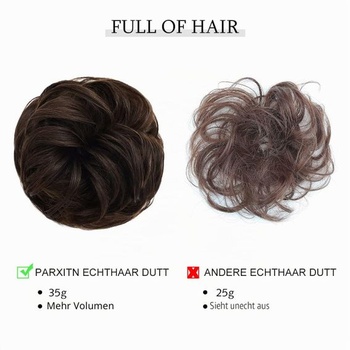 Rozstrapatený drdol Scrunchie z pravých vlasov strapaté upnuté príčesky drdol vlnitý kučeravý cop
