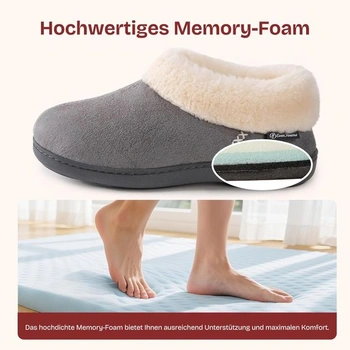 Dámské zimní pantofle EverFoams, šedé 38/39