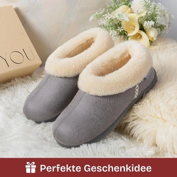 Dámske zimné šľapky EverFoams, šedé 38/39