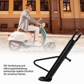 Alomejor Motocyklový stojan Parkovacia stúpačka Bočný stojan Skúter Zadný bočný stojan 20CM