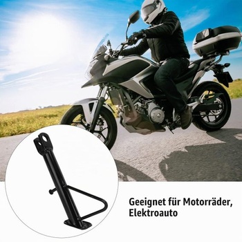 Alomejor Motocyklový stojan Parkovacia stúpačka Bočný stojan Skúter Zadný bočný stojan 20CM