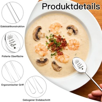 Darček pre babičku a deduška, 2 kusy kávových lyžičiek, Darčeky pre starých rodičov, Najlepšie darčeky pre