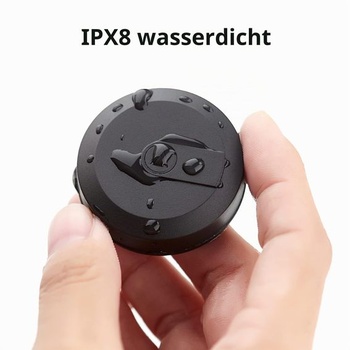 Púzdro pre Apple AirTag (4 kusy), vodotesné púzdro pre AirTag, čierne