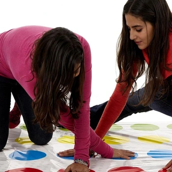 YXHZVON Twister Game, hra na podlahu s hracou podložkou, twister hracia podložka, vonkajšie hry pre