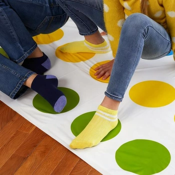 YXHZVON Twister Game, hra na podlahu s hracou podložkou, twister hracia podložka, vonkajšie hry pre