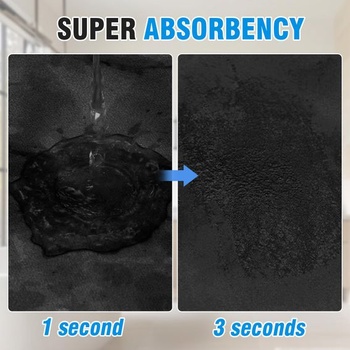 Kúpeľňová predložka 40×60 cm Tmavo šedá – Protišmyková kúpeľňová predložka, prateľná a savá,