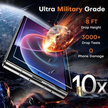Ochranné tvrdené sklo TOCOL pre Samsung Galaxy Z Fold 8, jednoduchá inštalácia, priehľadné.