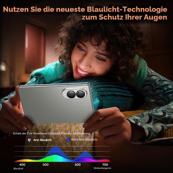 Ochranné tvrdené sklo TOCOL pre Samsung Galaxy Z Fold 8, jednoduchá inštalácia, priehľadné.