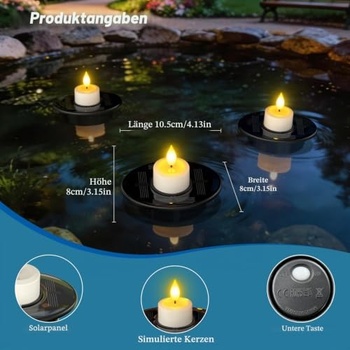 Sada solárních LED světel PL002_4pcs