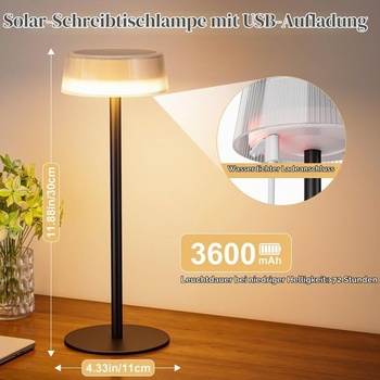 Solárnych LED stolových lampa KuflooQ