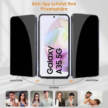 Ochranná fólia na displej pre Samsung Galaxy A35 5G z tvrdeného skla, [balenie po 2 ks] Samsung A35