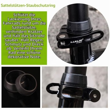 Objímka sedla bicykla, hliníková zliatina, rýchloupínacia, 28,6 mm 31,8 mm 34,9 mm 34,9 mm