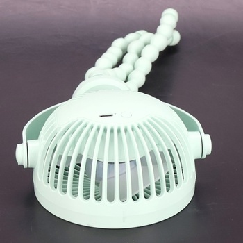 Ventilátor do kočíka POPERFUN 5200 mAh 20H, pripínací ventilátor s dlhou výdržou batérie,