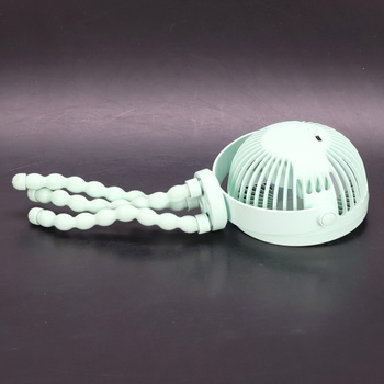 Ventilátor do kočíka POPERFUN 5200 mAh 20H, pripínací ventilátor s dlhou výdržou batérie,