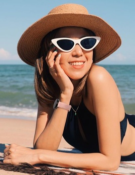 Gravírovaný náramok kompatibilný s Samsung Galaxy Watch 7/6/5 ružový