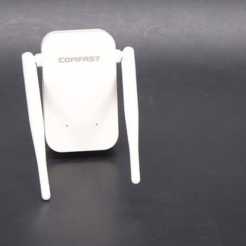 COMFAST WiFi zesilovač, WiFi opakovač s 300 Mbps, 2 anténami a tlačítkem WPS, indikátorem signálu,