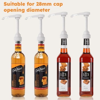 Balenie 3 dávkovacích pumpičiek, pumpa na sirup Vital Drink pre B. Body Nutrition