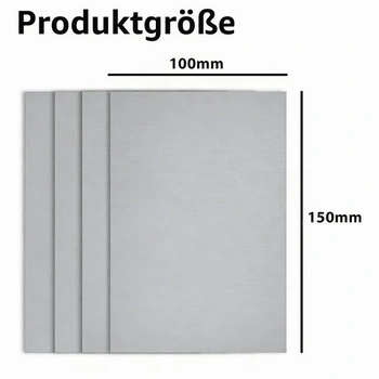Sada na opravu nafukovacích člunů 15x10cm, 4 zesílené opravné fólie, sada voděodolných PVC záplat
