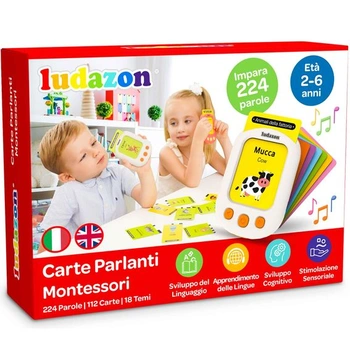 LUDAZON® Bilingual Montessori rečové karty, najlepšia…